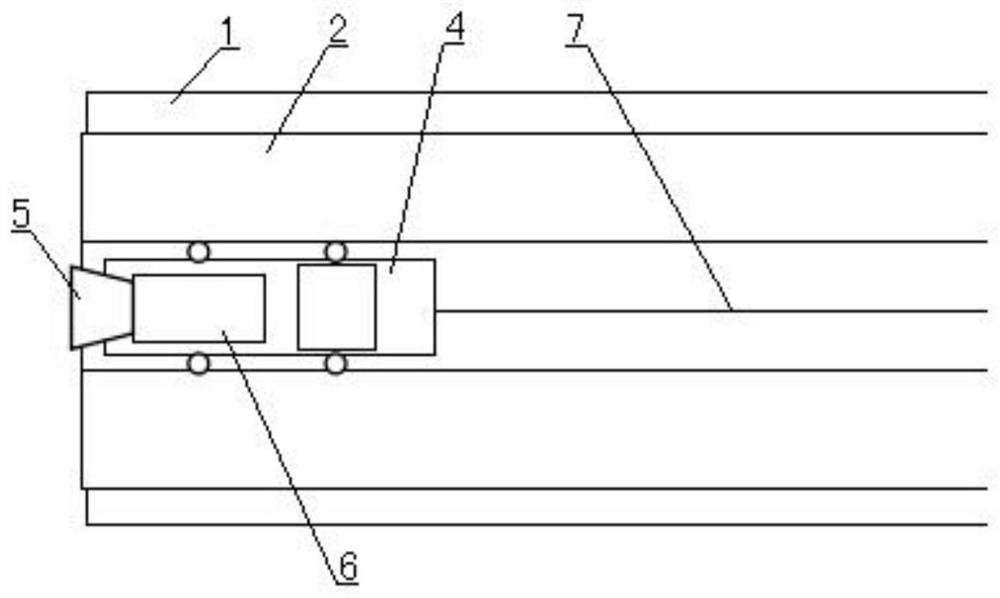 Geological detection system for horizontal drilling machine