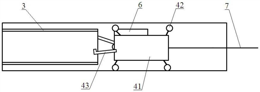 Geological detection system for horizontal drilling machine