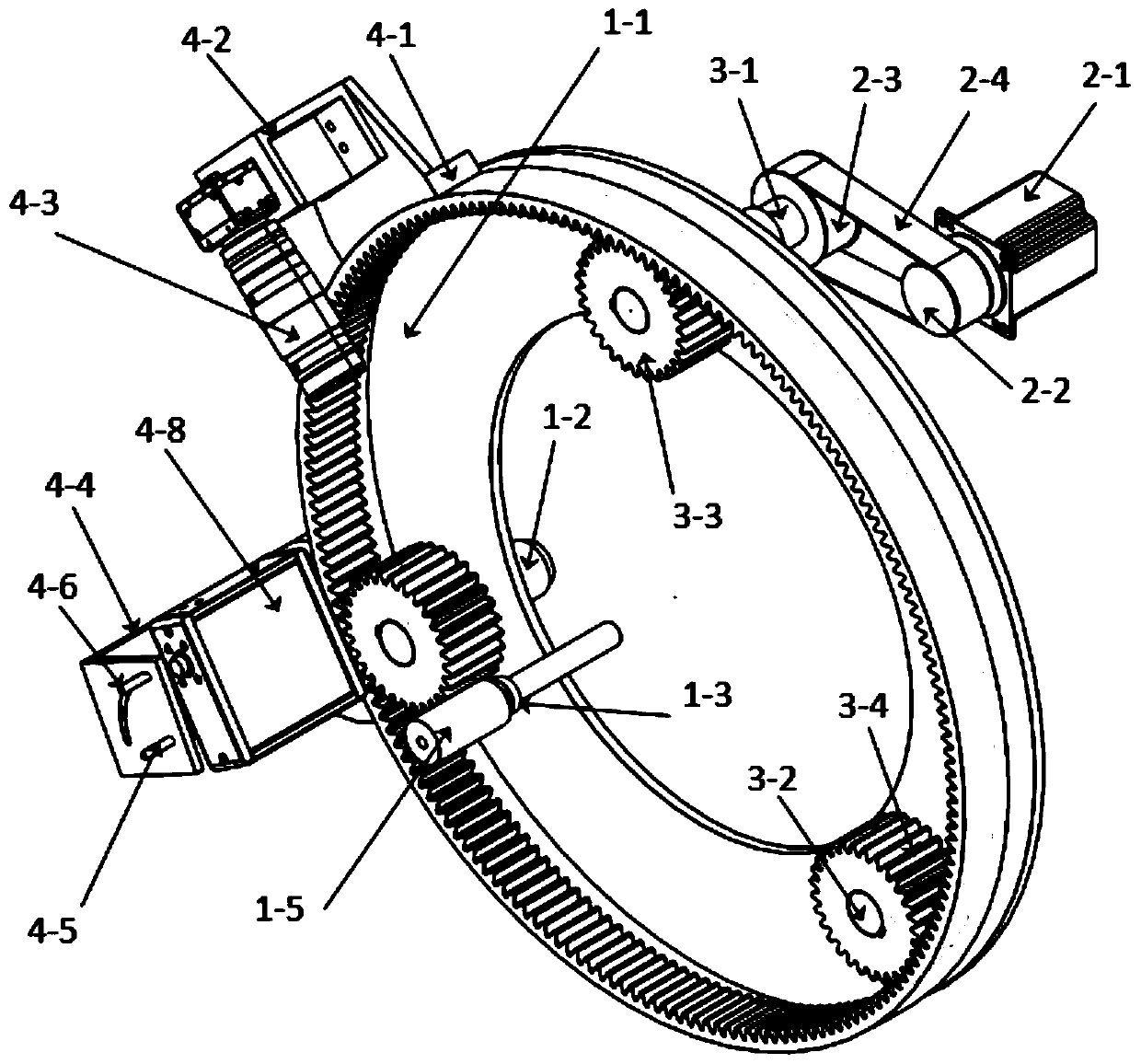 Device for collecting surface panorama images of shaft parts for defect identification