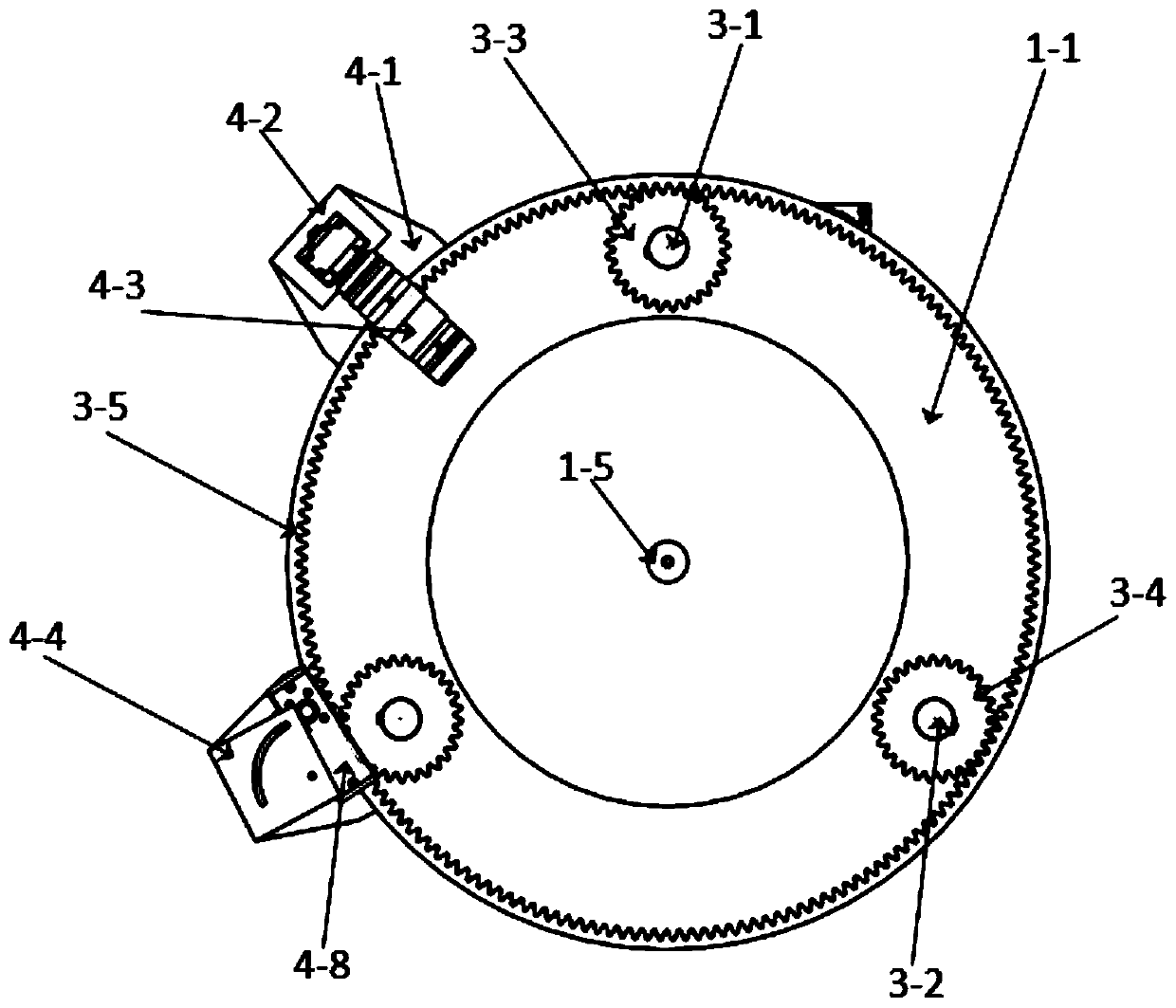 Device for collecting surface panorama images of shaft parts for defect identification