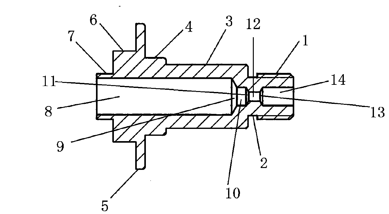 Counter shaft of viscosity meter