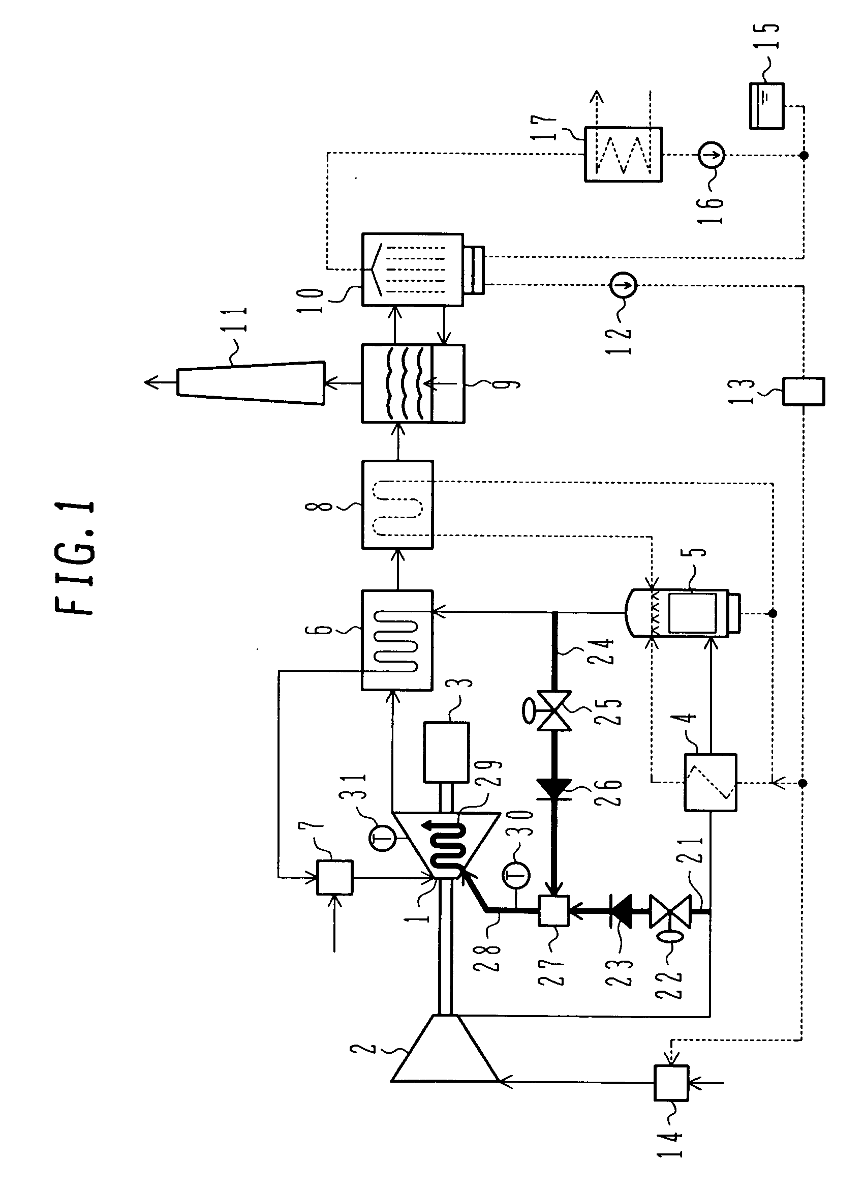 Advanced humid air turbine power plant