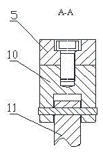 Biaxial drawing clamp with adjustable drawing ratio