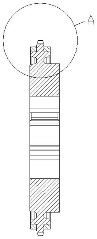 Preparation method of high-precision powder metallurgy rubber-coated gear