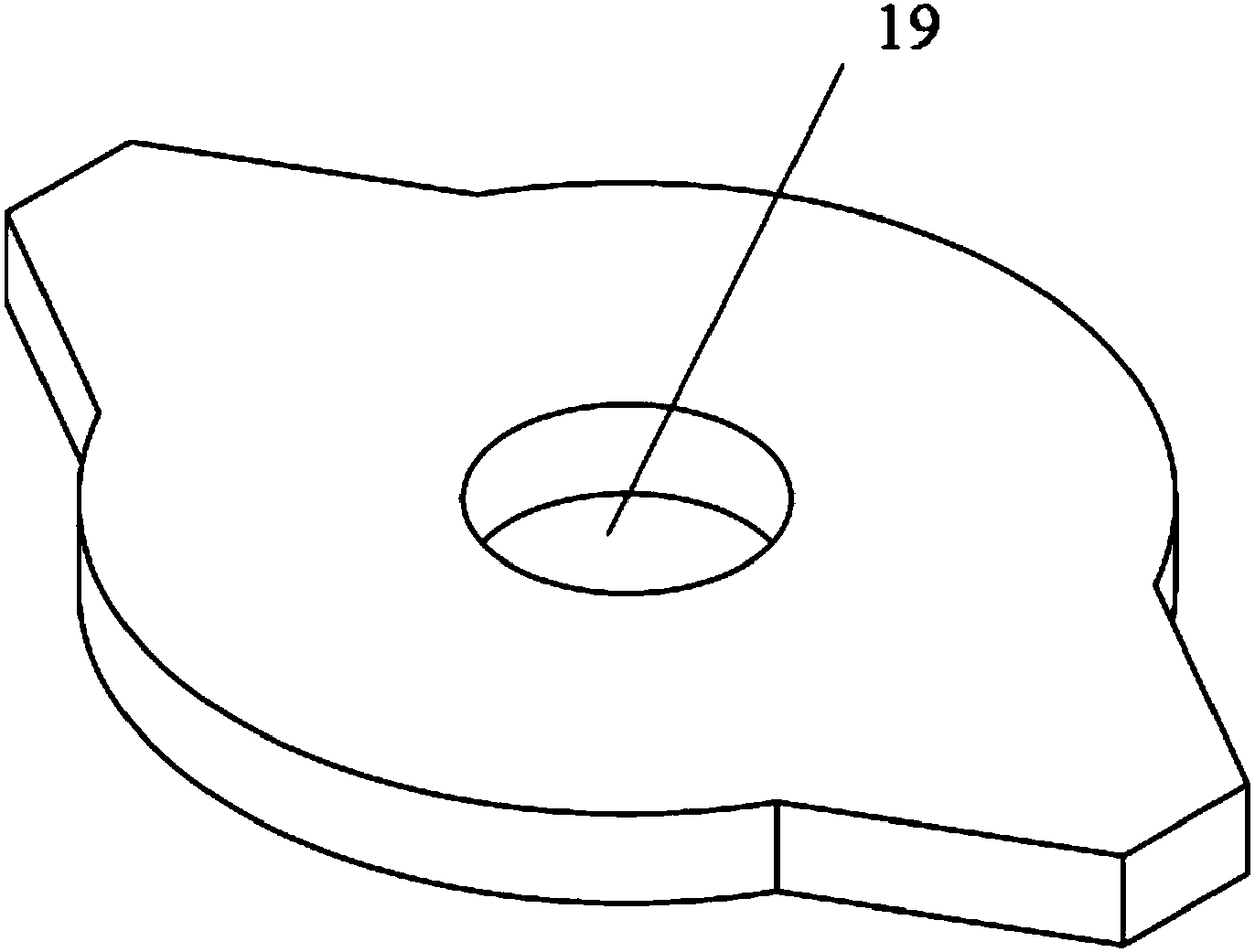 Elastic detection device of large hook spring