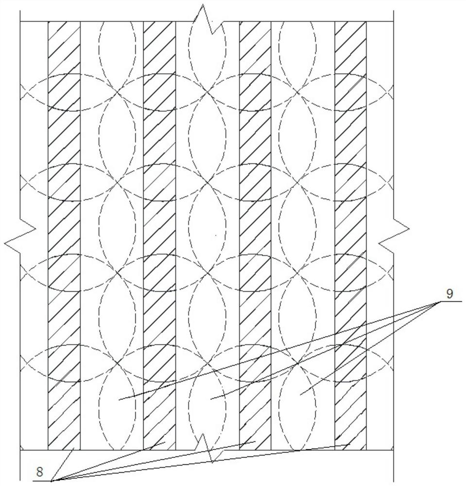 A soft soil foundation treatment method based on partial vacuum combined with high pressure aerosol disturbance