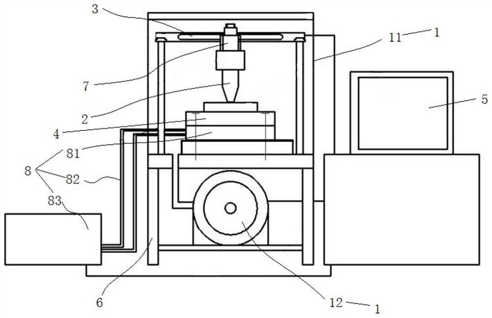 Vacuum-ultrasonic composite brazing device and method