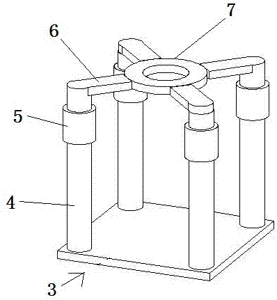 Rocket recovery device with support platform