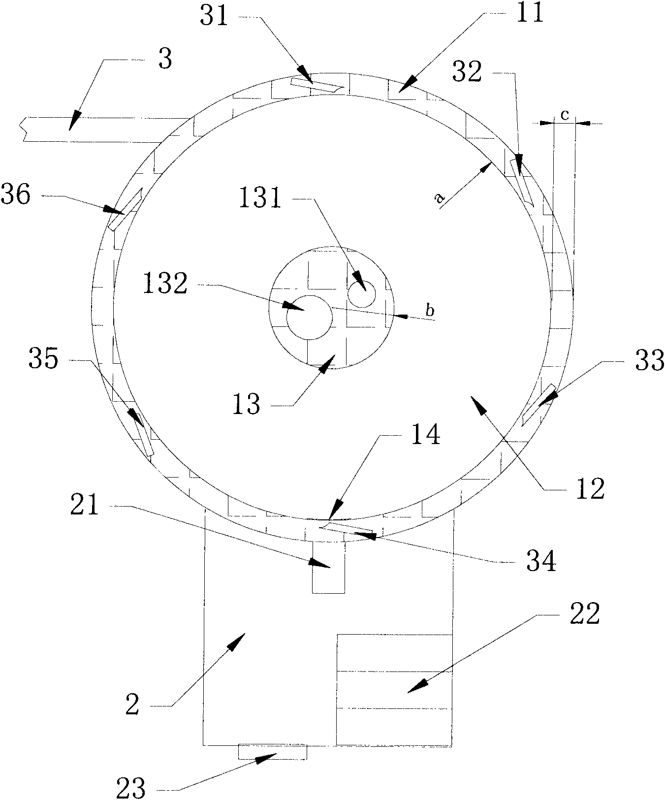 Chinese carp spawn incubation equipment