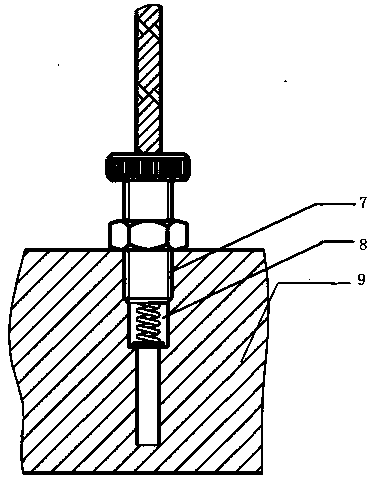 Cylinder body surface wireless temperature measurement and detection system