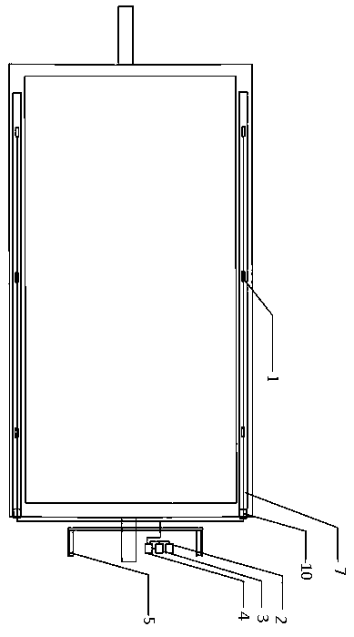 Cylinder body surface wireless temperature measurement and detection system