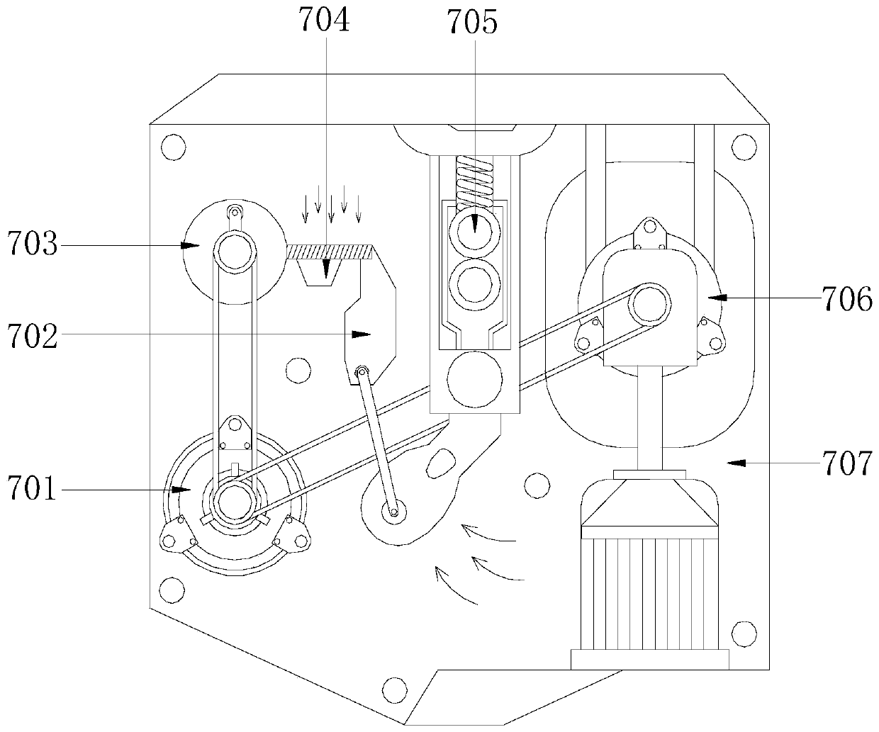 Large-roll cloth winding and unwinding machine based on circular dragging principle