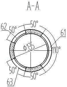 Contour processing clamp for bending part