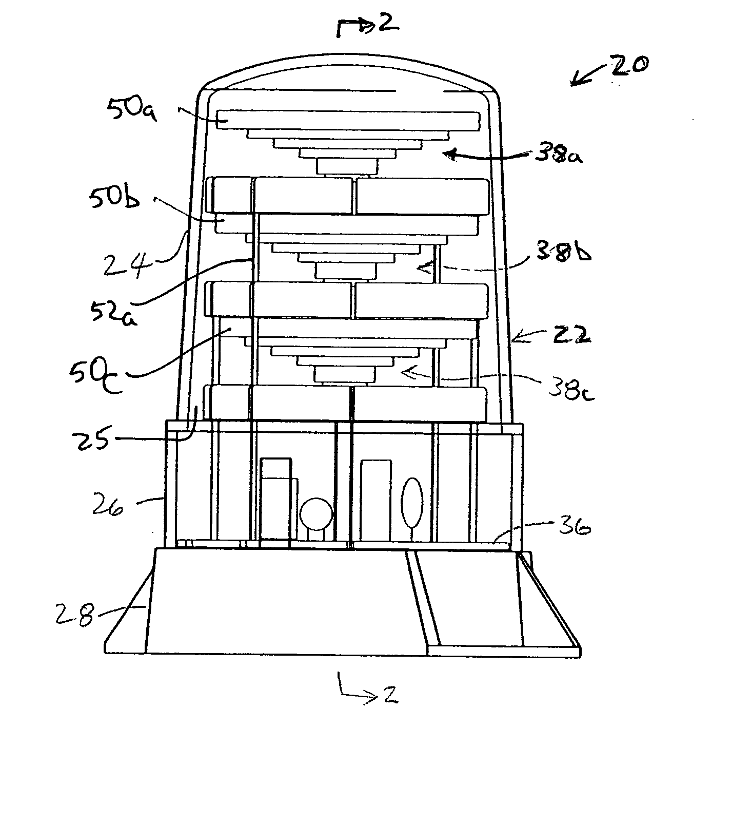 Modular LED light and method