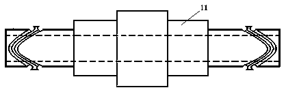 Double-cylinder internal combustion engine