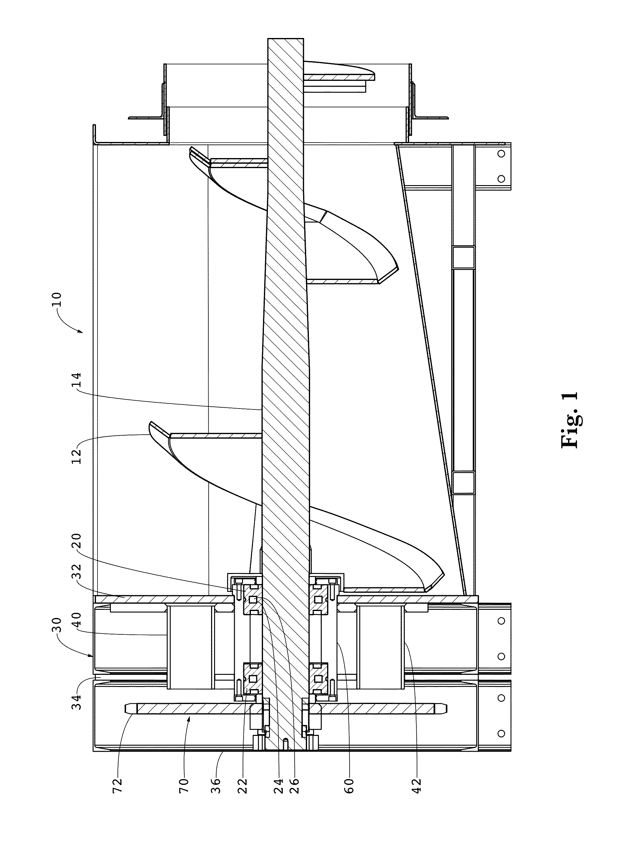 Cantilevered screw assembly