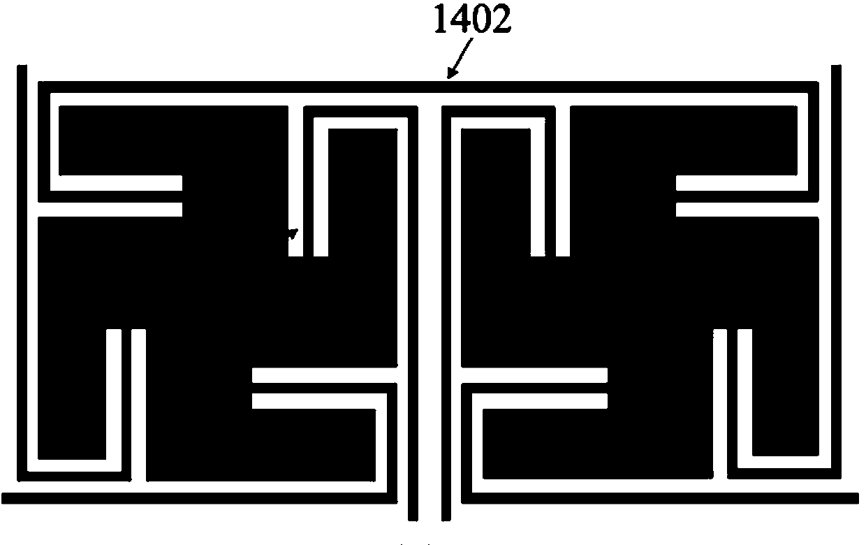 Power distribution network based on plane C-type bridge electromagnetic band gap structure