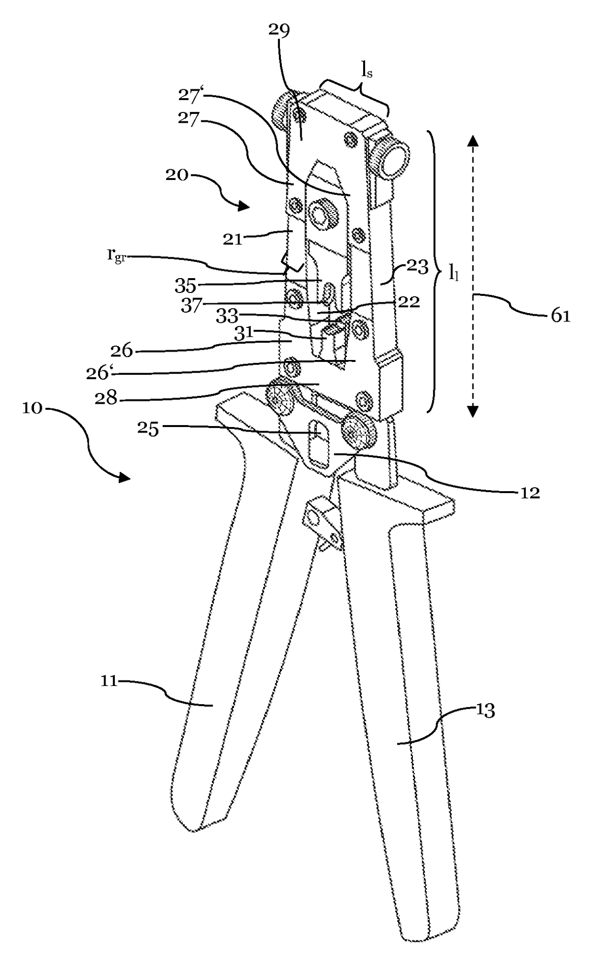 Hand crimp tool