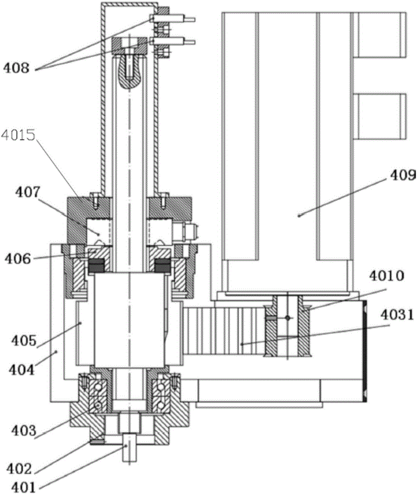 Robot locking and riveting system and precise servo riveting machine thereof