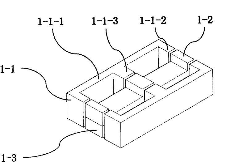 Assembled center pillar inductor