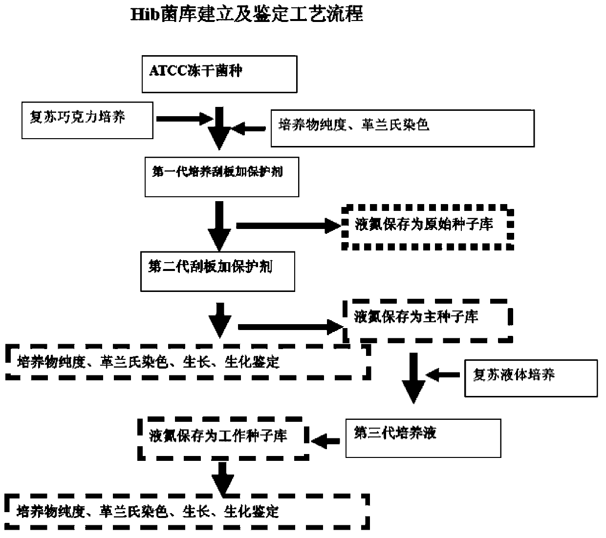 Haemophilus influenzac type B polysaccharide conjugate vaccine preparation method