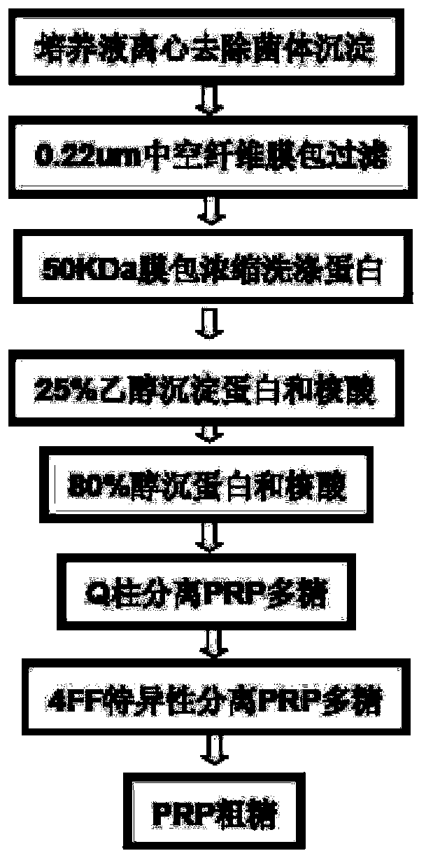 Haemophilus influenzac type B polysaccharide conjugate vaccine preparation method