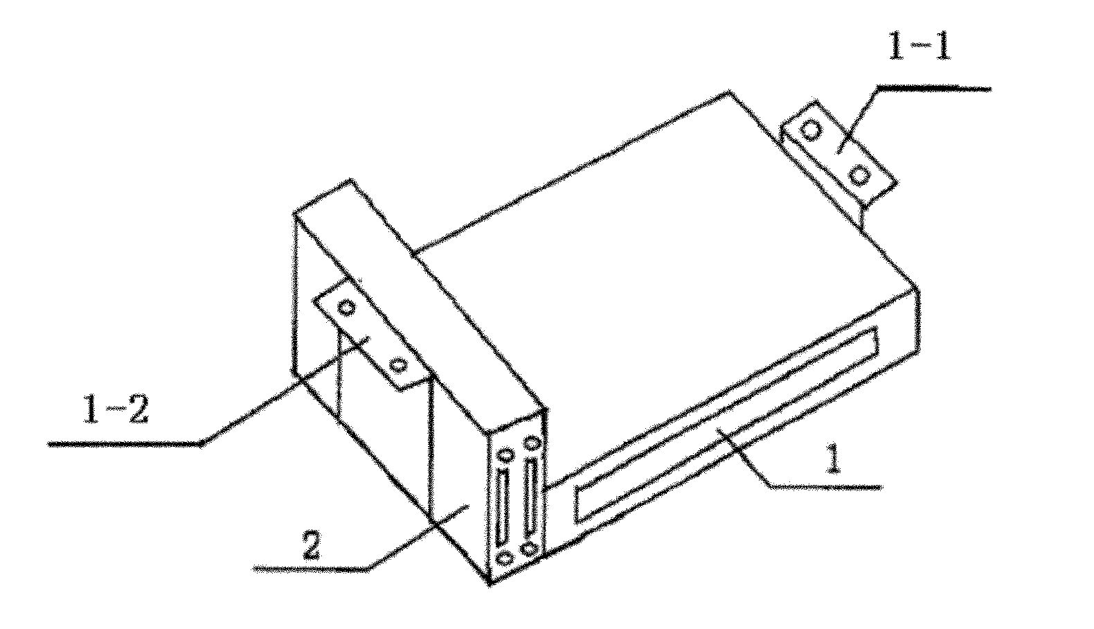 Vehicle-mounted computer hard disk shock absorption mechanism