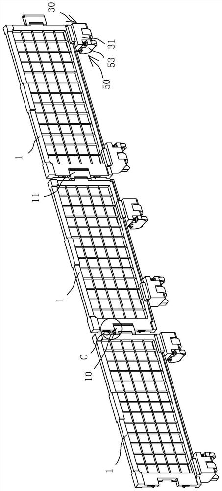 A movable combined grassland fence equipment