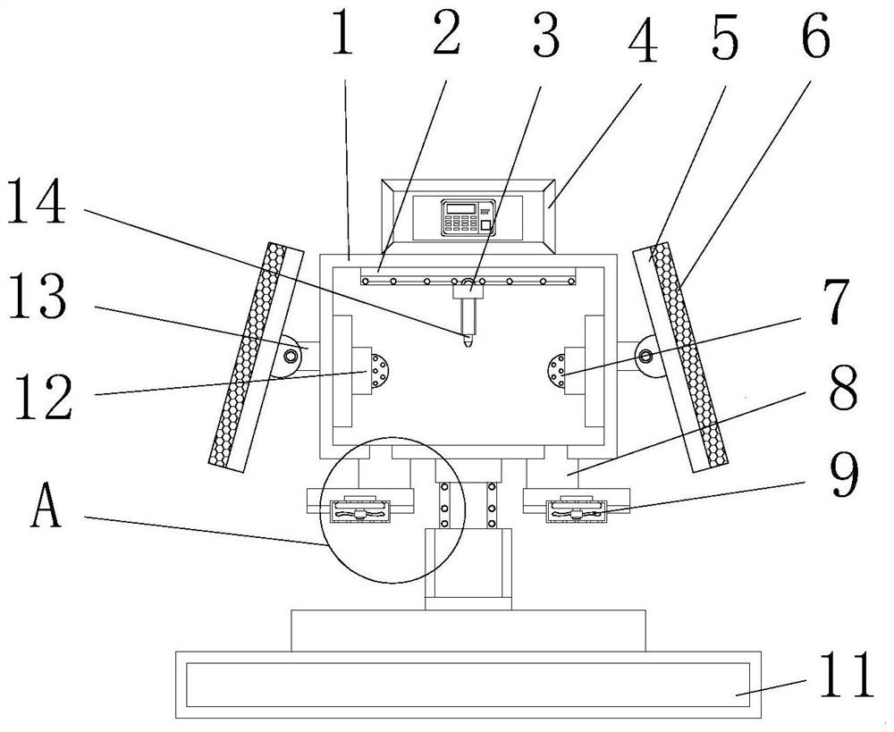 Greenhouse gas detection device based on TDLAS (tunable diode laser absorption spectroscopy) technology