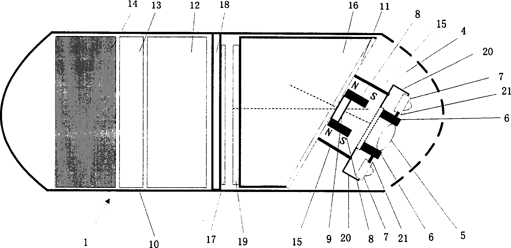 Bidirectional digital radio introscope system and method for operating the same