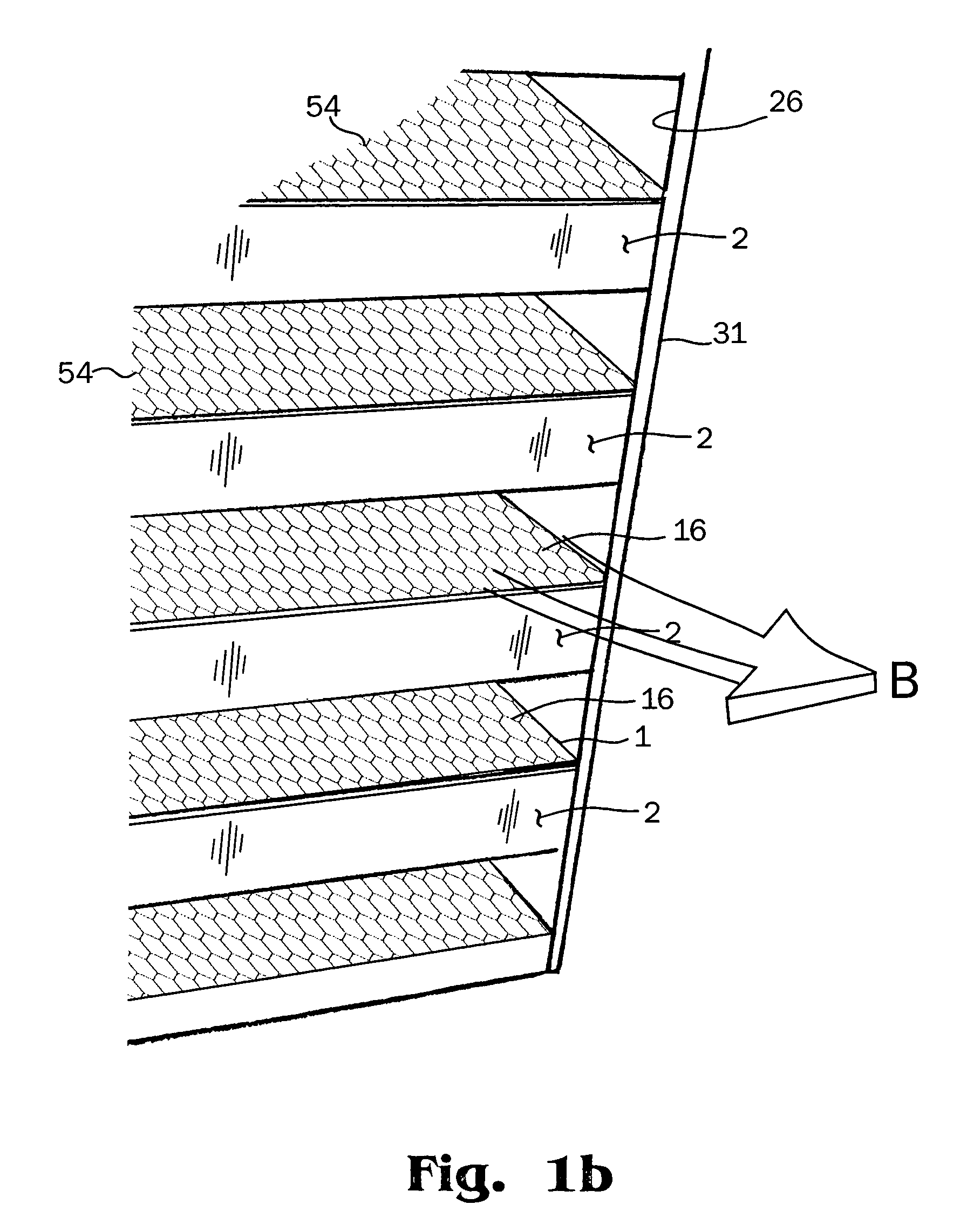 Low pressure drop deep electrically enhanced filter