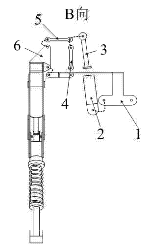 Hydraulically-driven four-foot robot