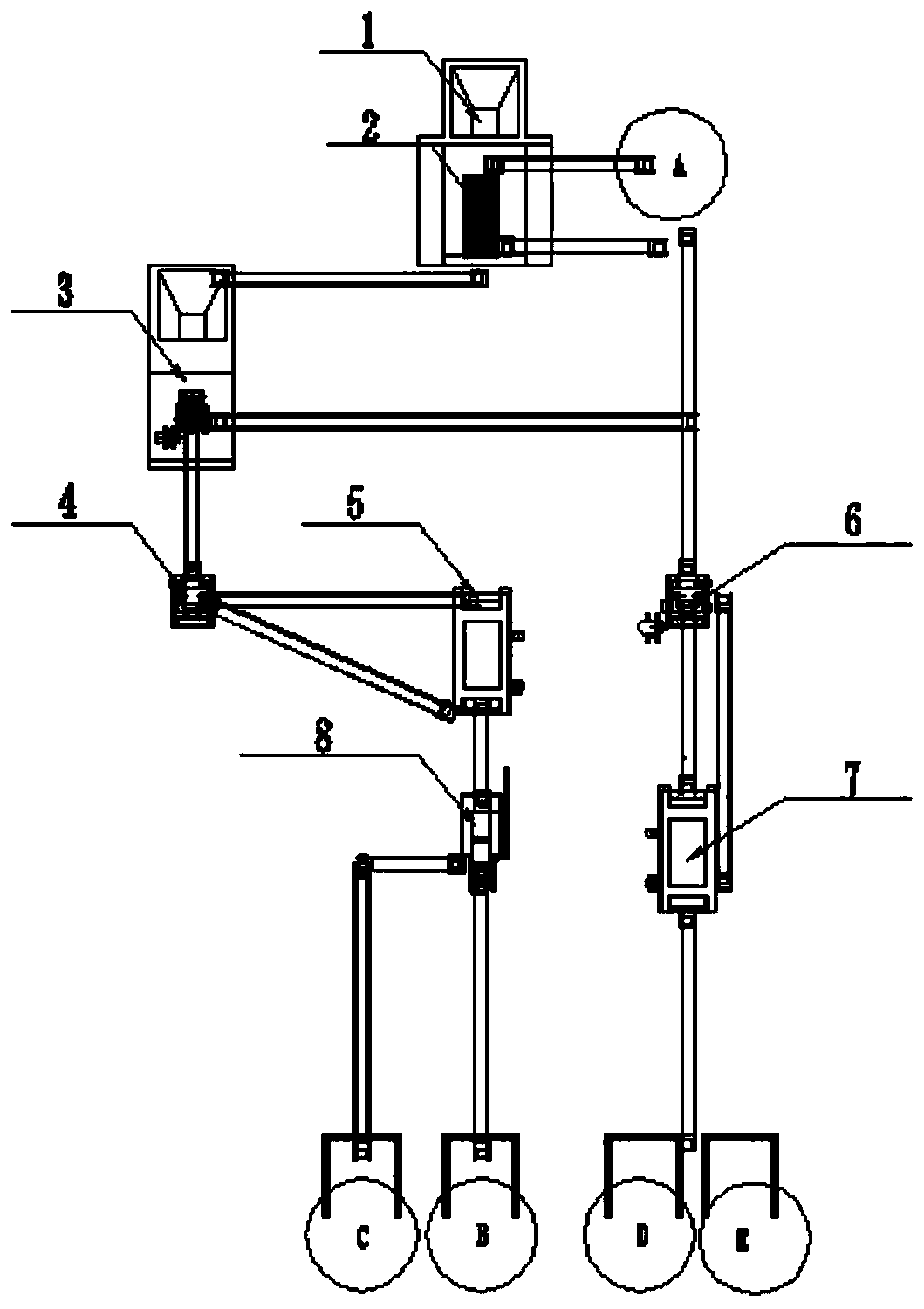 A construction waste treatment system