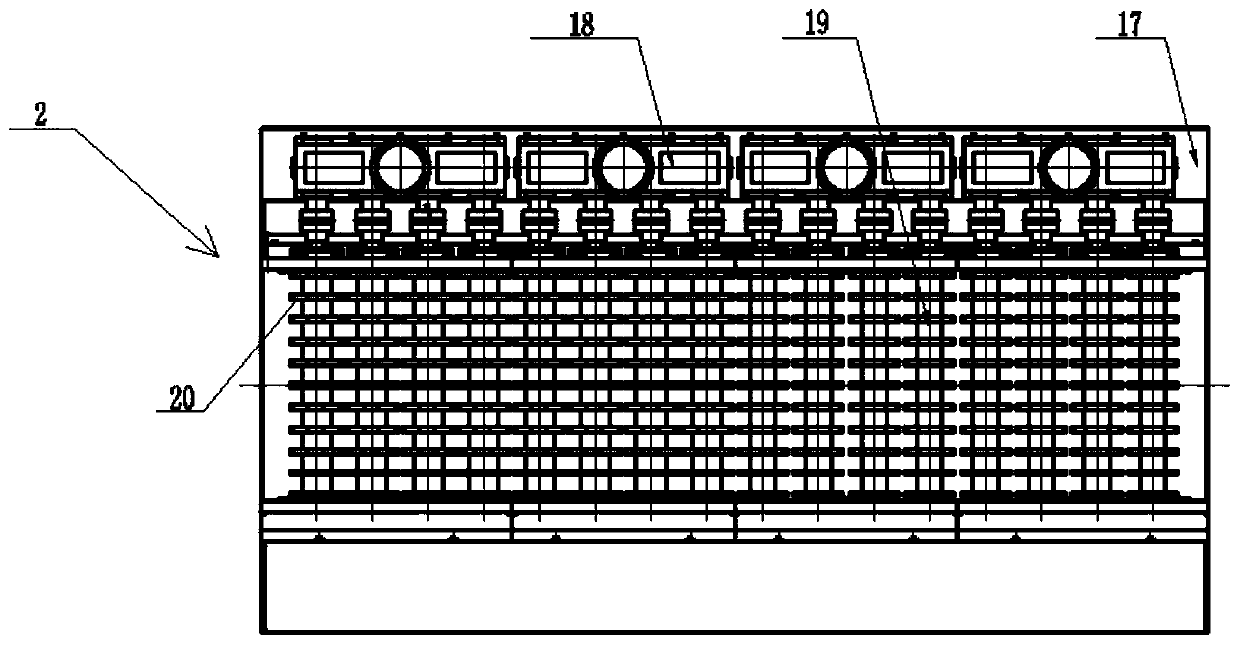 A construction waste treatment system