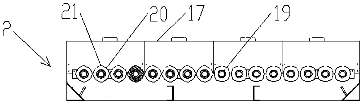 A construction waste treatment system