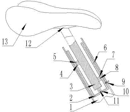 Weight detection device used for shared bicycle