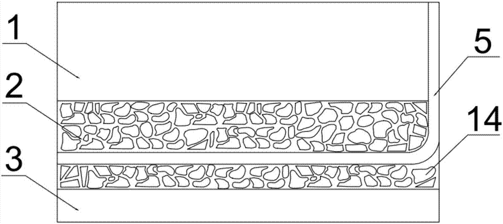 Method for manually building oil shale underground broken bodies