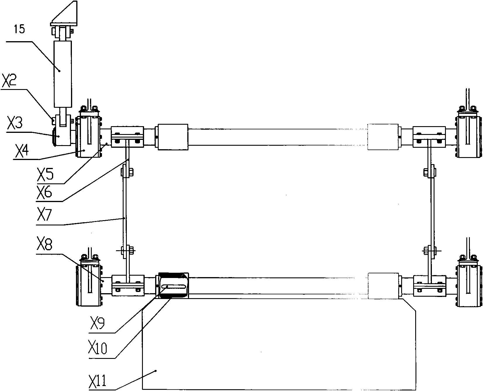 Full section broken belt protector for belt conveyor