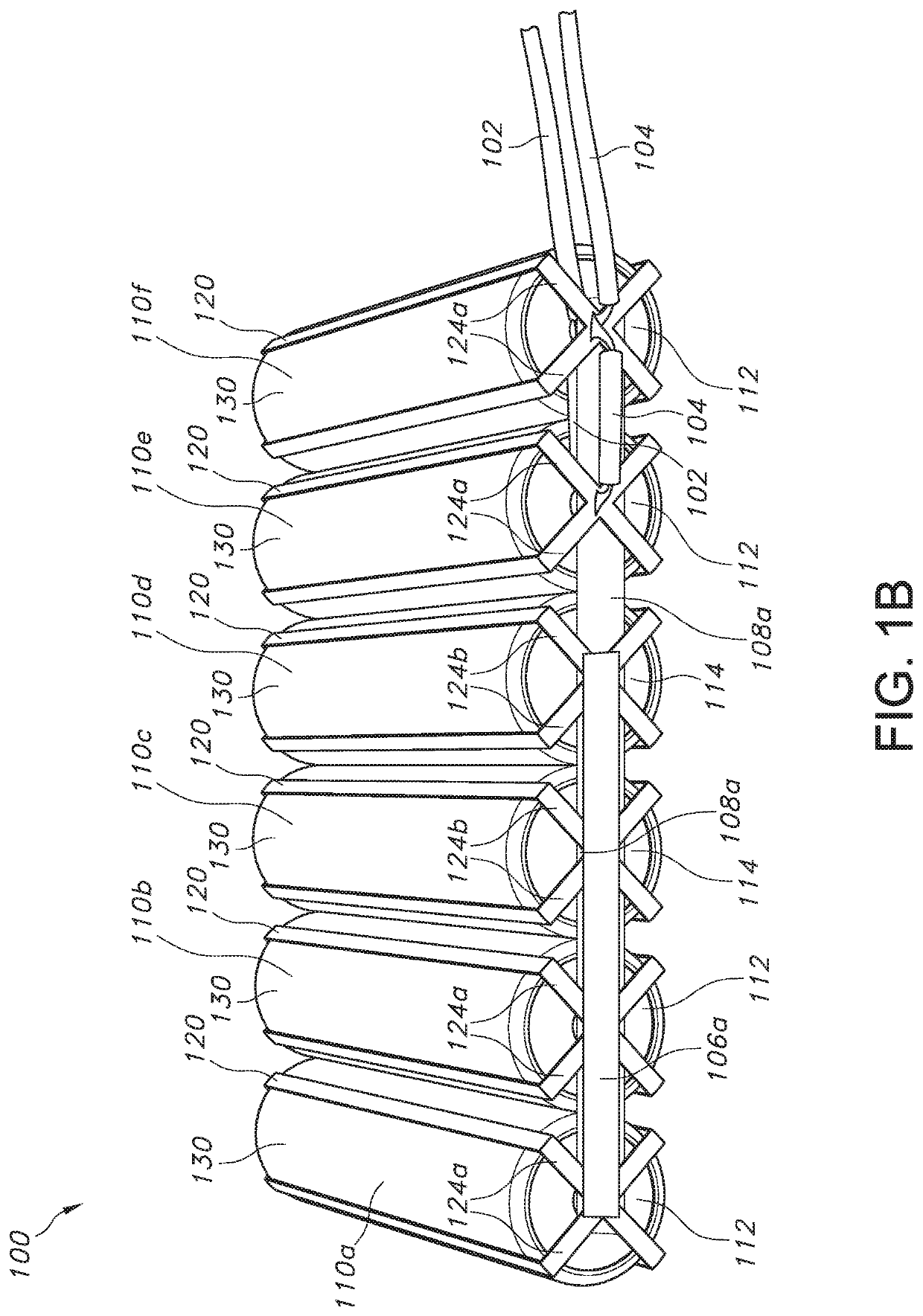 Battery pack with reduced magnetic field emission