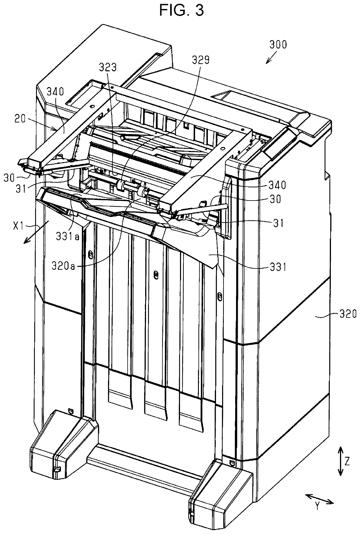 Medium discharging device and method of controlling medium discharging device