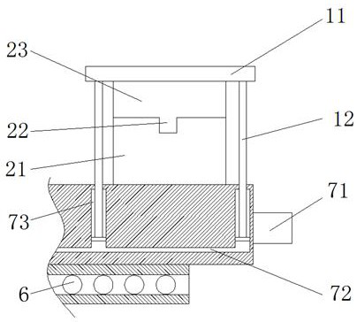 Die-casting device for high-temperature alloy preparation