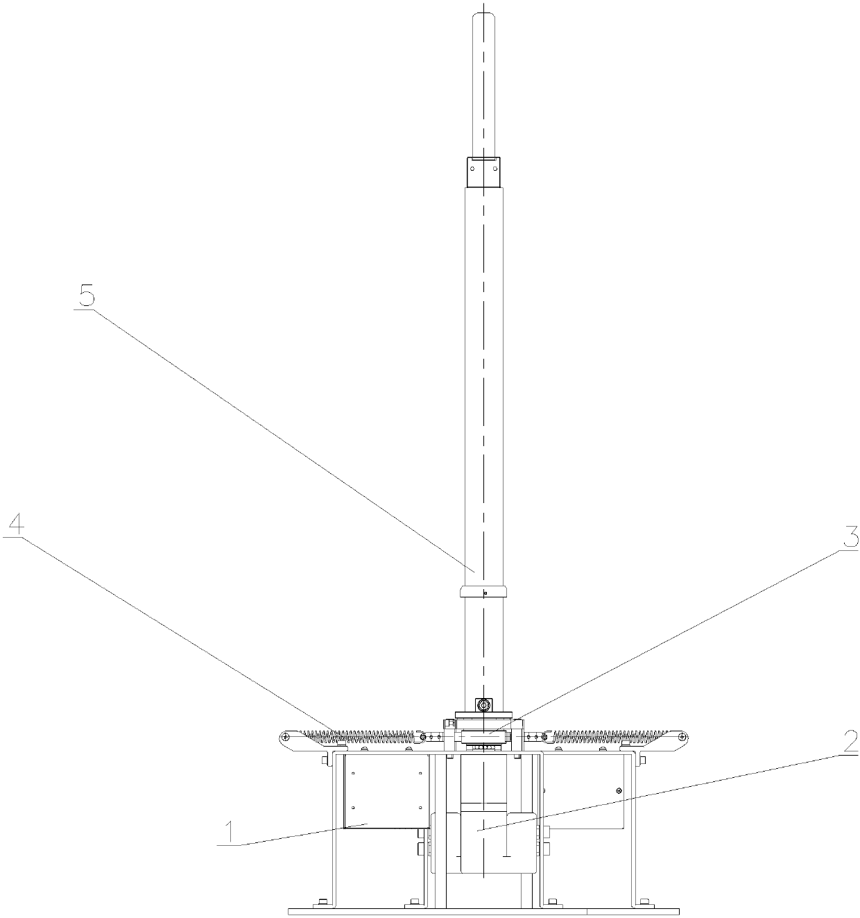 Machine core module of revolving door gate machine