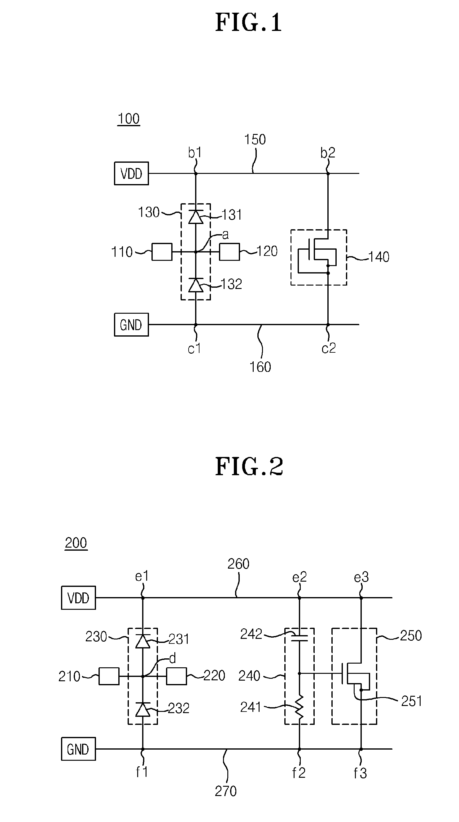 Static electricity discharge circuit