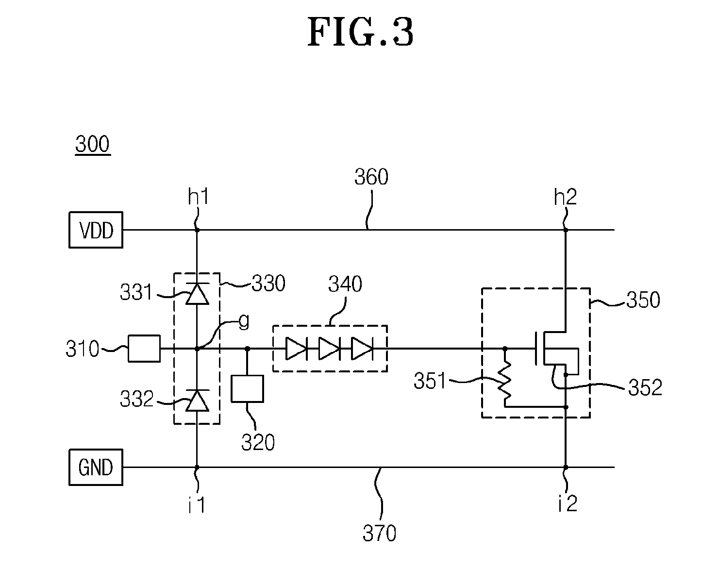 Static electricity discharge circuit