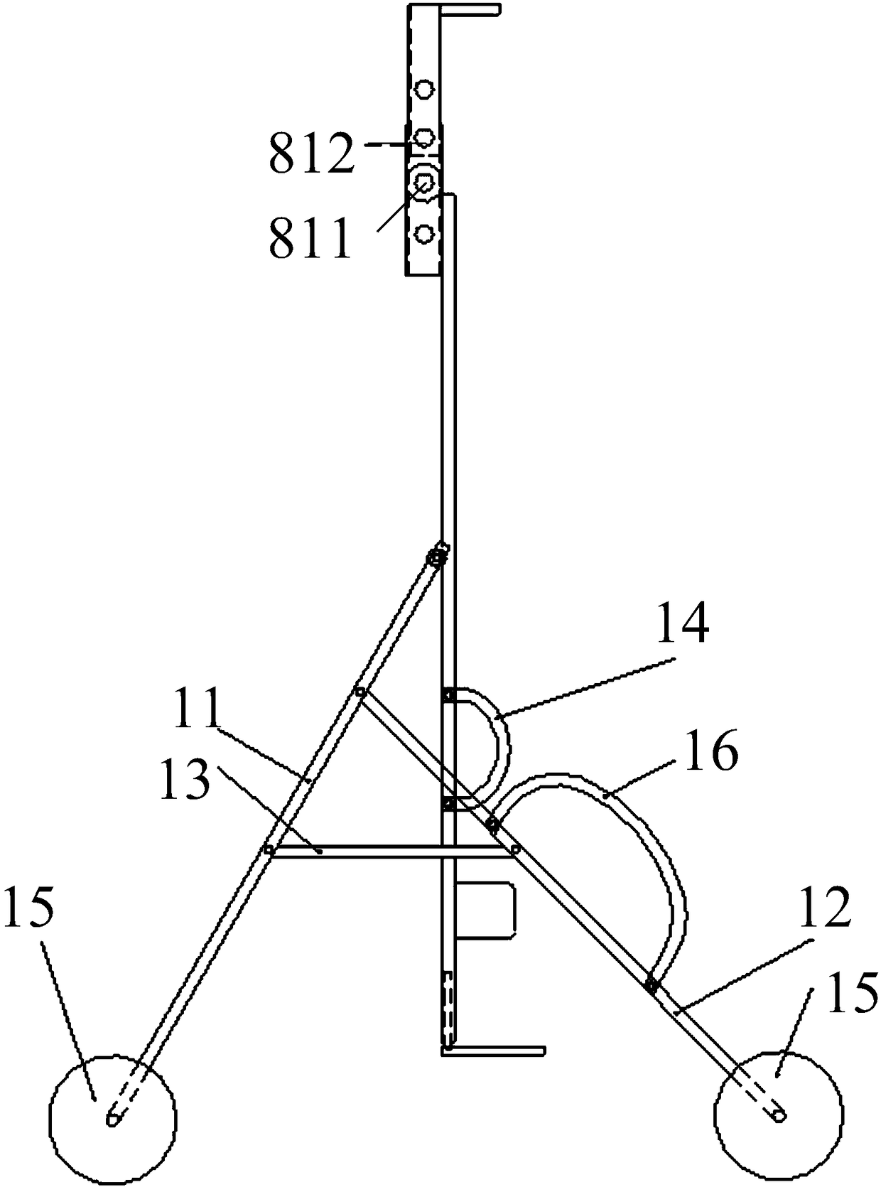 Multifunctional headstand trolley