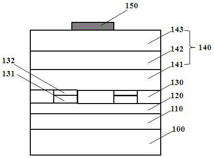 Light emitting diode having full mirror surface structure and manufacturing method therefor