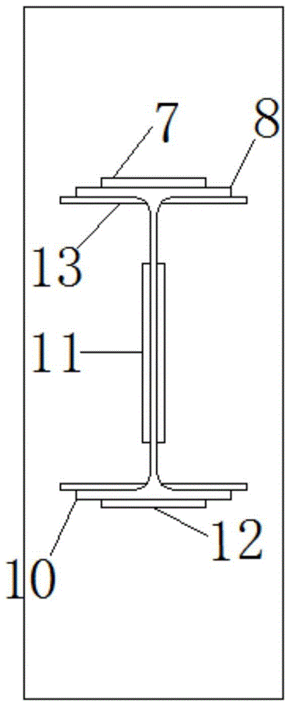 A beam-column joint of equal-strength energy-dissipating steel structure