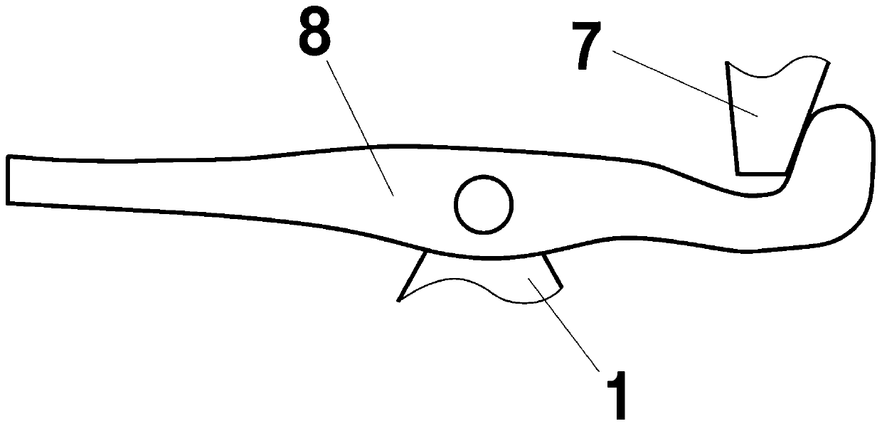 Portable ejection system of pneumatic fixed-wing unmanned aerial vehicle and working method of portable ejection system