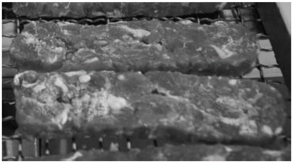 A method for forming dry matter of air-dried beef and mutton