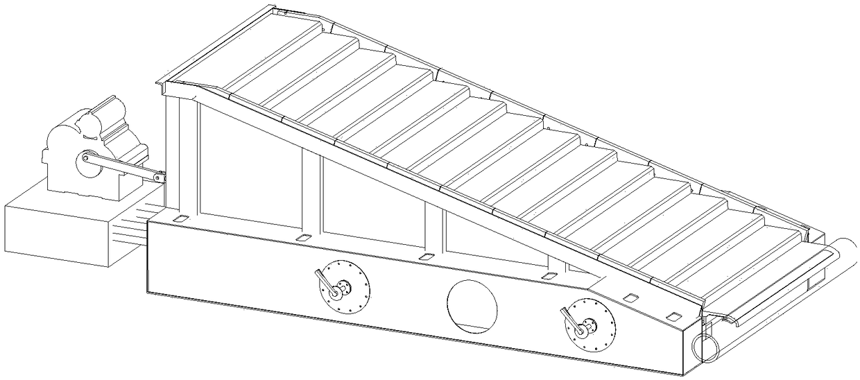 Front-mounted type precombustion chamber of biomass direct combustion boiler